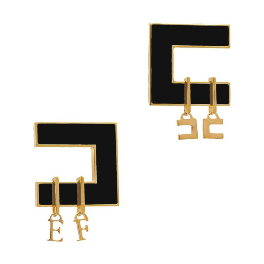 Elisabetta Franchi Women Logo Earrings
